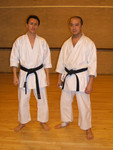 Gordon Fong and Ken Hassell. Karate.