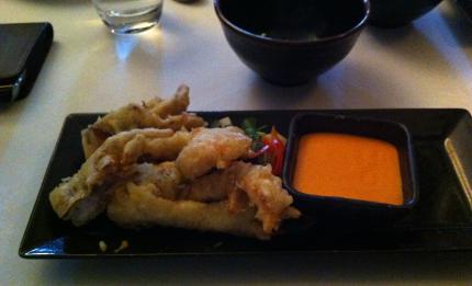 Spicy soft shell crab