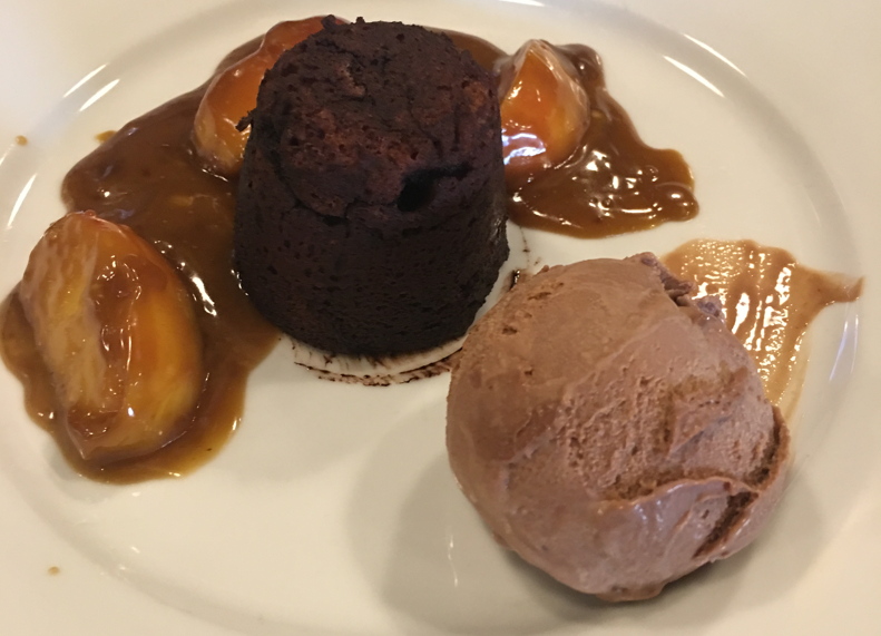 Chocolate fondant made at River Cottage