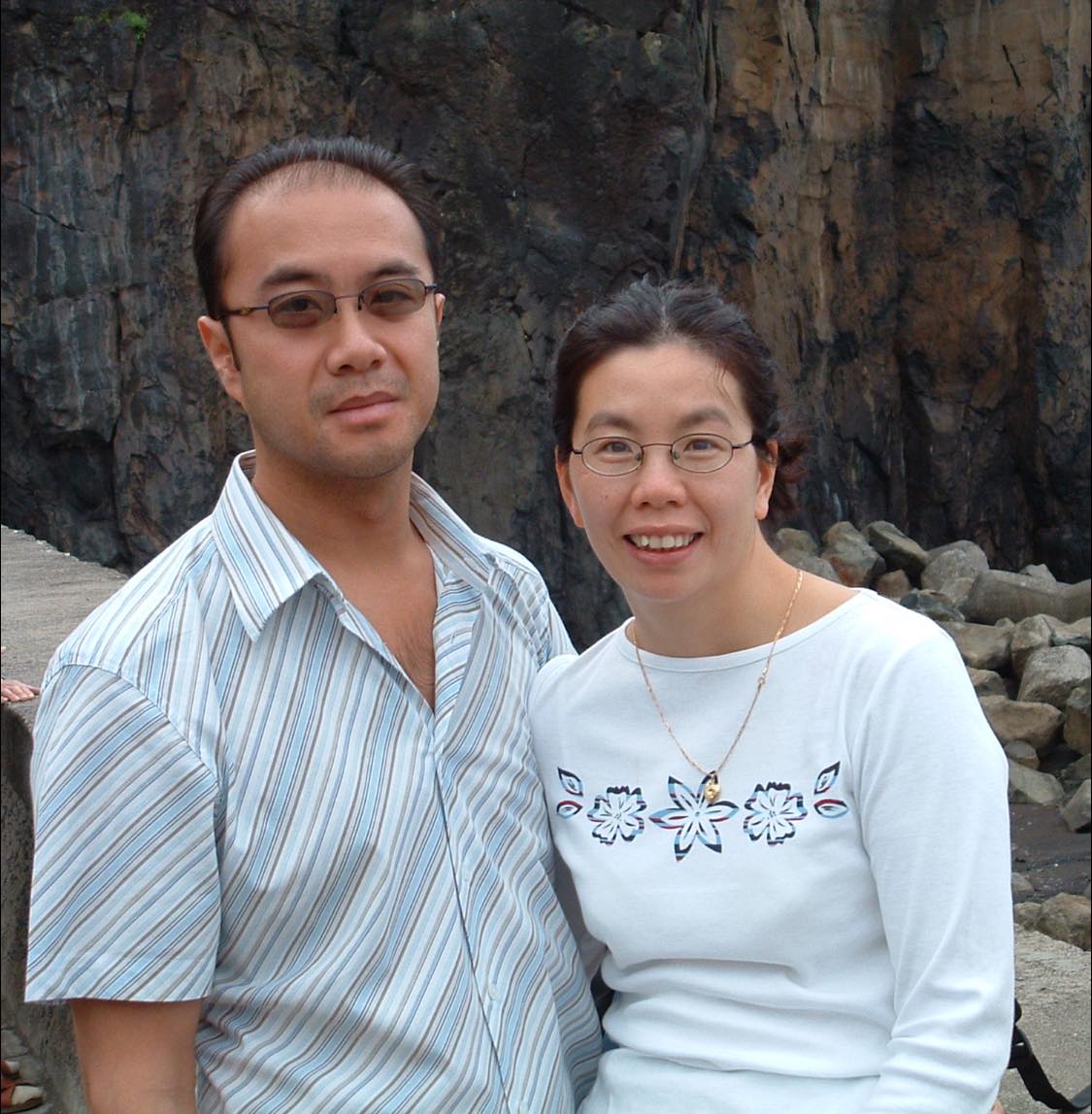 Gordon and Angela Fong on holiday in Madeira