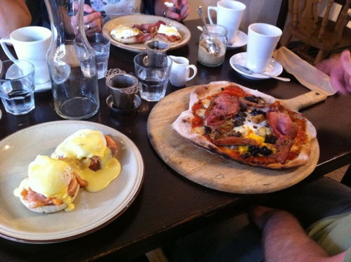 Larder House breakfast in Southbourne