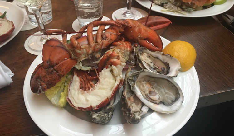 Lobsters and oysters